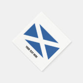 Schotse vlag van Schotland custom party servetten (Hoek)
