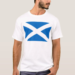 Schotse vlag van Schotland Saint Andrew's Cross T-shirt