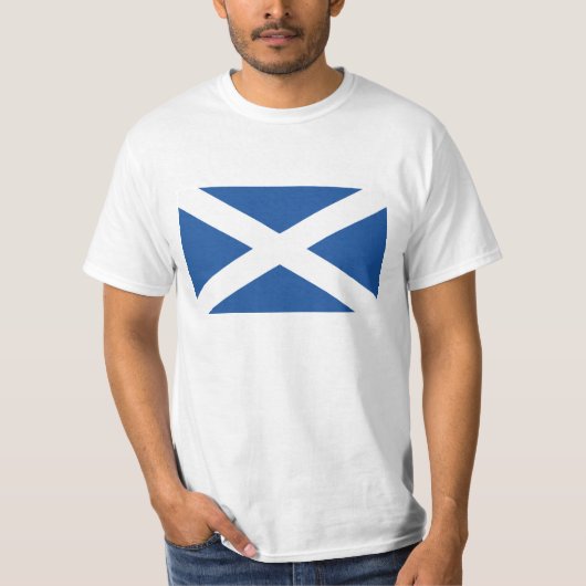 Schotse vlag van Schotland t shirt (Voorkant)