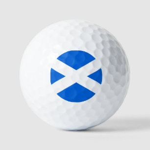 Schotse vlag via gbcnt golfballen