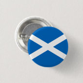 Schotse vlag, vlag van Schotland Ronde Button 3,2 Cm (Voorkant /achterkant)