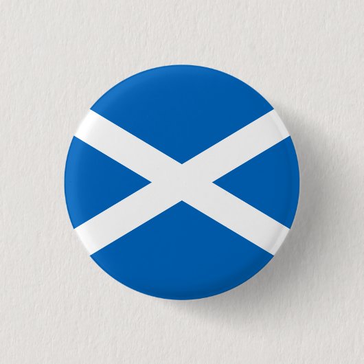 Schotse vlag, vlag van Schotland Ronde Button 3,2 Cm (Voorkant)