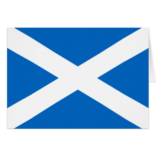 Schotse vlaggenvrijheid (Voorkant Horizontaal)