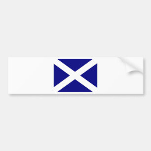 Schotse vlagkleding bumpersticker