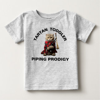 Schotse Vouwkat met Dudelsack Peuter T-shirt