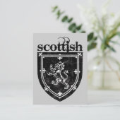schotse wapenschild briefkaart (Staand voorkant)