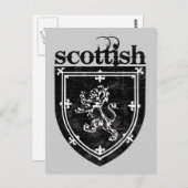 schotse wapenschild briefkaart (Voorkant / Achterkant)