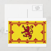 Schotse wapenschild briefkaart (Voorkant / Achterkant)