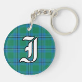 Schotten Clan Irvine Tartan Plaid Sleutelhanger (Achterkant)