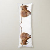 Schottisches Hochlandrind Lichaamskussen (Achterkant (Verticaal))