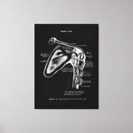 Schouder Joint Anatomy Wall Decor Canvas Afdruk