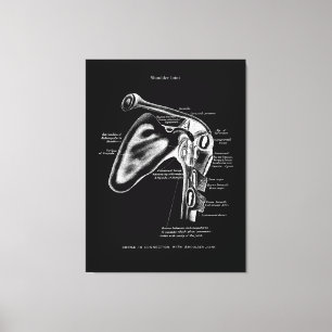 Schouder Joint Anatomy Wall Decor Canvas Afdruk