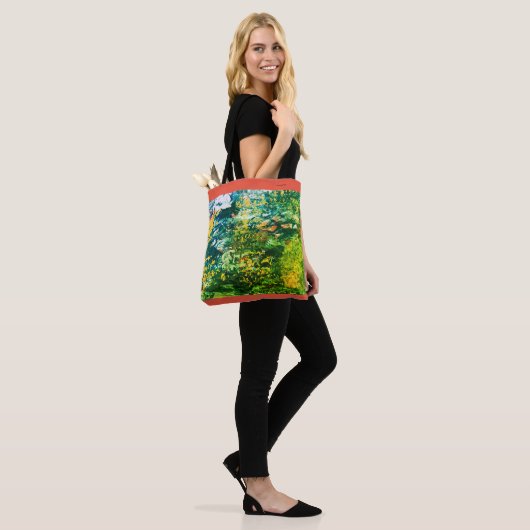 Schouder Tas "Green Meadow" (Op model)