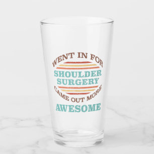 Schouderchirurgie Herstel Humor Glas
