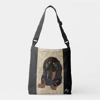 Schoudertas Dachshund Puppy Hond Crossbody Tas
