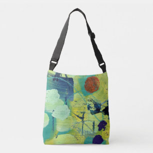 Schoudertas met Open Meadow/Fenceposts-design Crossbody Tas