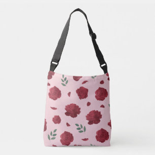 Schoudertas met rozenpatroon Tote Bag