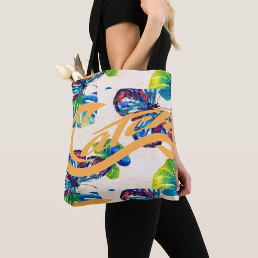 Schoudertas. Vang. Vlinders. Draagtas (Dichtbij)