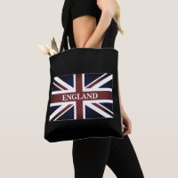 Schoudervlag met Britse Union jack Canvas tas