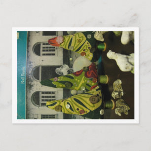  schouderwand en chalkware briefkaart