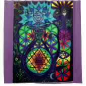 Schower van het Heilige Symbolisme Douchegordijn (Voorkant)