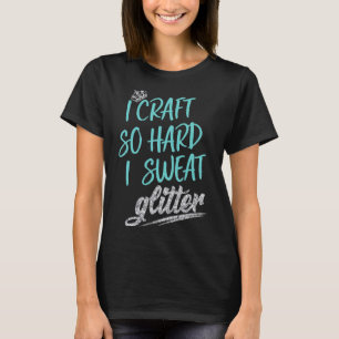 Schraapboekvlot zo hard zweet glitter t-shirt