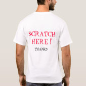 SCHRAP MIJN TERUG. T-SHIRT (Achterkant)