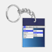 Schrap stress. sleutelhanger (Voorkant Links)