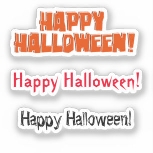 Schrapboek Gelukkig Halloween Sticker
