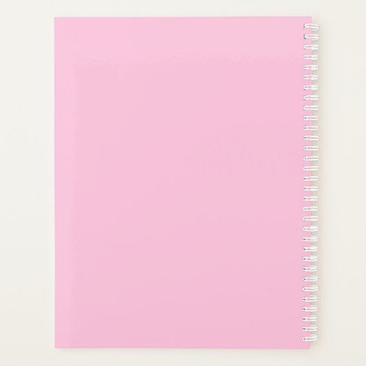 Schrapboekroze Planner (Achterkant)