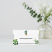 Schrapping anananas plaatskaartje (Staand voorkant)