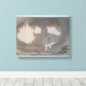 Schrapping K7 1986 gemengd-media canvas (Insitu (Houten vloer))