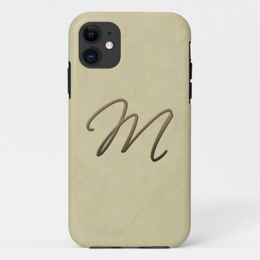 schreef monogram - M Case-Mate iPhone Case (Achterkant)