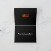 SCHREEUW Bloedig Halloween Kaart (Binnen)