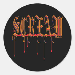 SCHREEUW Bloody Halloween Ronde Sticker