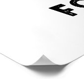 Schreeuw om Choy Grappige Groente Bok Choy Puns Poster (Hoek)