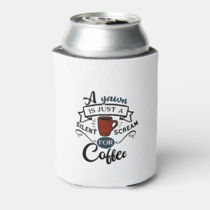 Schreeuw om koffie blikjeskoeler