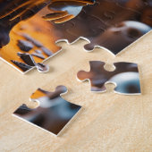 Schreeuw thema figuur puzzel legpuzzel (Zijkant)