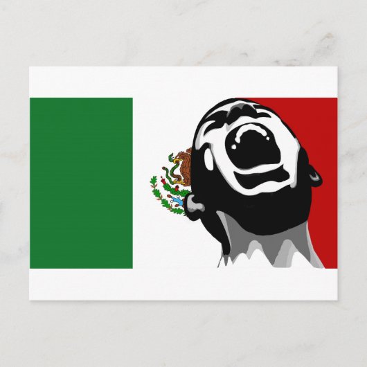Schreeuw voor Mexico Briefkaart (Voorkant)