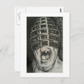 schreeuwen briefkaart (Voorkant / Achterkant)