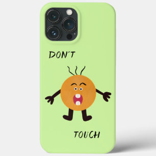 Schreeuwend oranje man iPhone 13 pro max hoesje