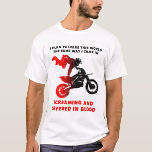 Schreeuwende Bloed Dirt Bike Motocross Shirt