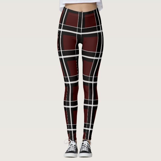 Schreiner University Tartan Leggings (Voorkant)