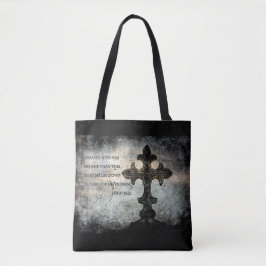 Schrift All-over-Print Cross Body Bag Tote Bag