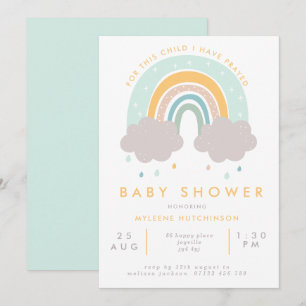 Schrift-Baby shower voor Scriptpasta Kaart