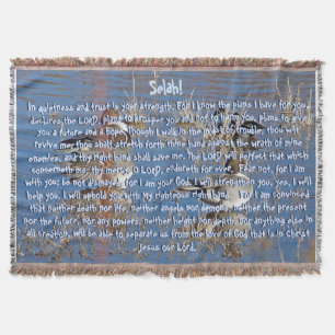 Schrift Beloften van God Ducks Throw Blanket Deken