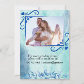 Schrift Bewaar de datum Kaart ik heb gevonden groe (Achterkant)