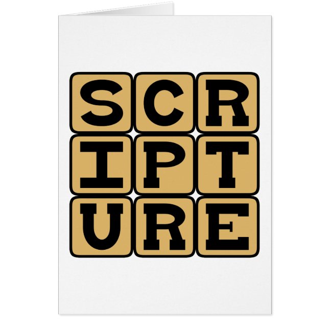 Schrift, bijbelstudie (Voorkant)