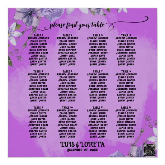 Schrift bruiloft zitgrafiek perfect poster (Voorkant)