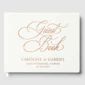 Schrift Calligrafie Huwelijk Gastenboek (Voorkant)